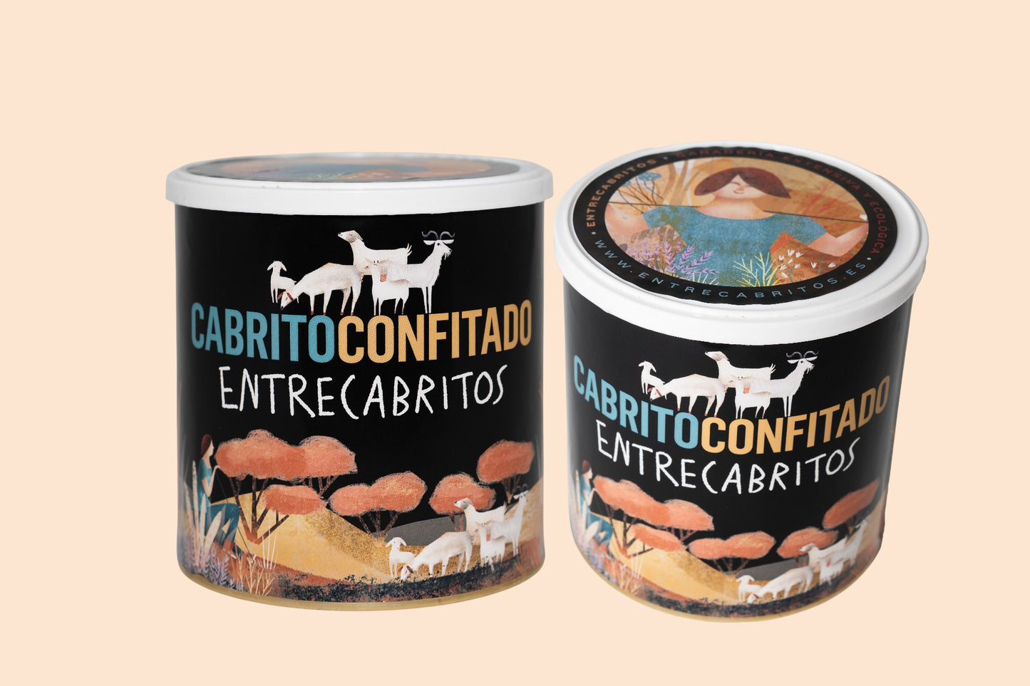 Cabrito Confitado.  Pack de 2 und.