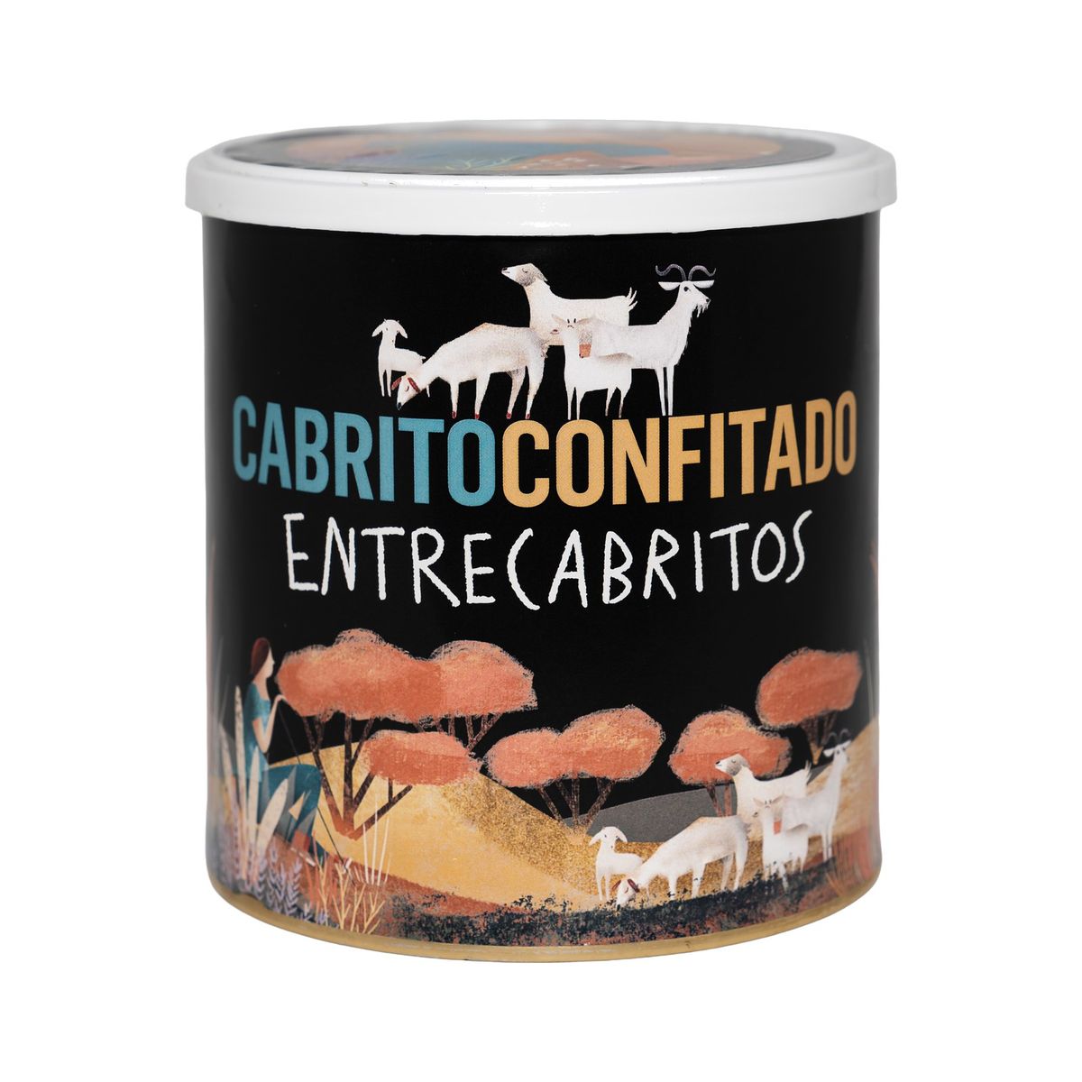 Lata de cabrito confitado ecológico ENTRECABRITOS